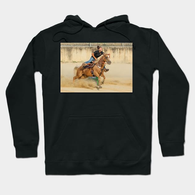 Barrel Racer Hoodie by joesaladino